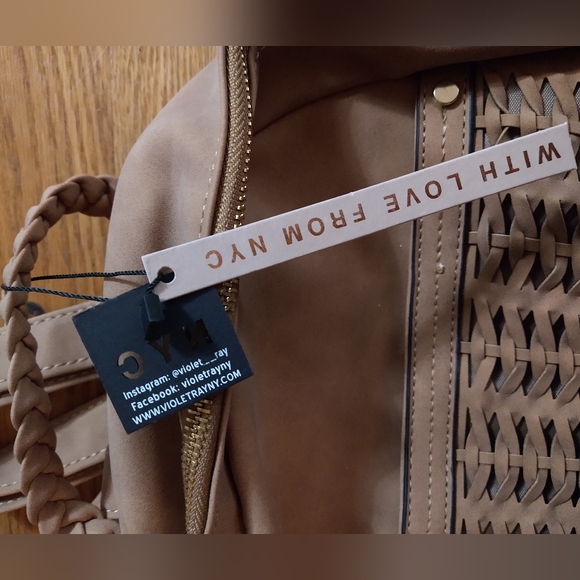 NYC With Love From NYC Weaved Back Pack - Picture 5 of 5